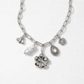 Collana perle catena fiore
