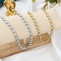 Collana tennis tondini