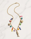 Collana regolabile acciaio charms
