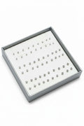 Naso piercing 30 pezzi argento925 p.luce zircone graffato
