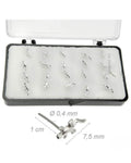 Naso piercing 20 orecchini naso arg925
