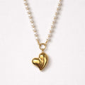 Collana perle cuore
