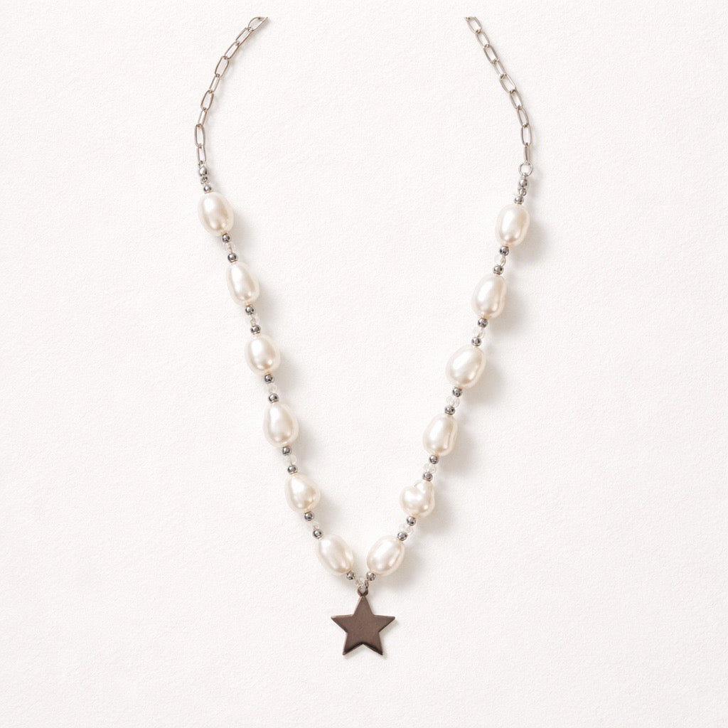 Collana perle stella