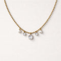 Collana perle zirconi