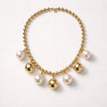 Collana perle e palline