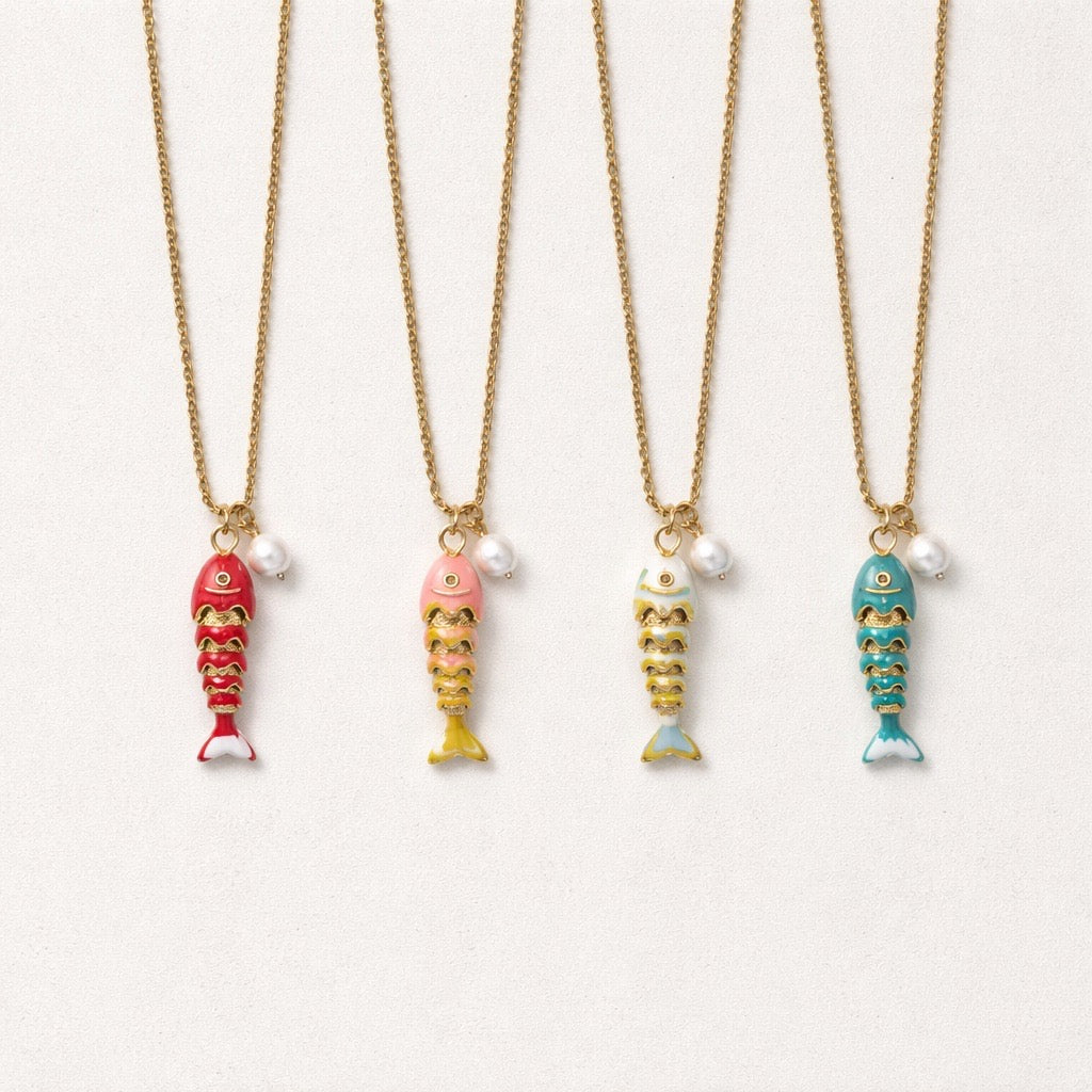 Collana regolabile pesciolino