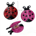 Pinza fermacapelli coccinella 2 pezzi