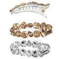 Becco fermacapelli strass 2 pezzi