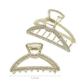 Pinza fermacapelli metallo strass