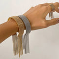Bracciale rigido acciaio millepalline