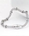 Bracciale regolabile acciaio calza