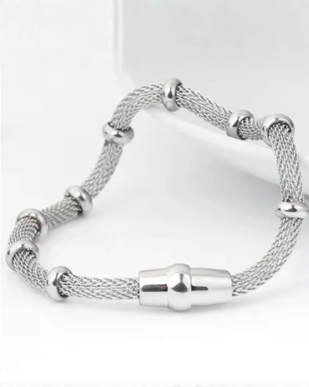 Bracciale regolabile acciaio calza
