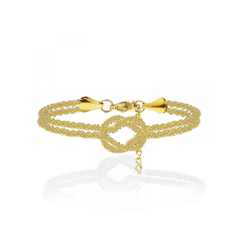 Bracciale regolabile acciaio nodo