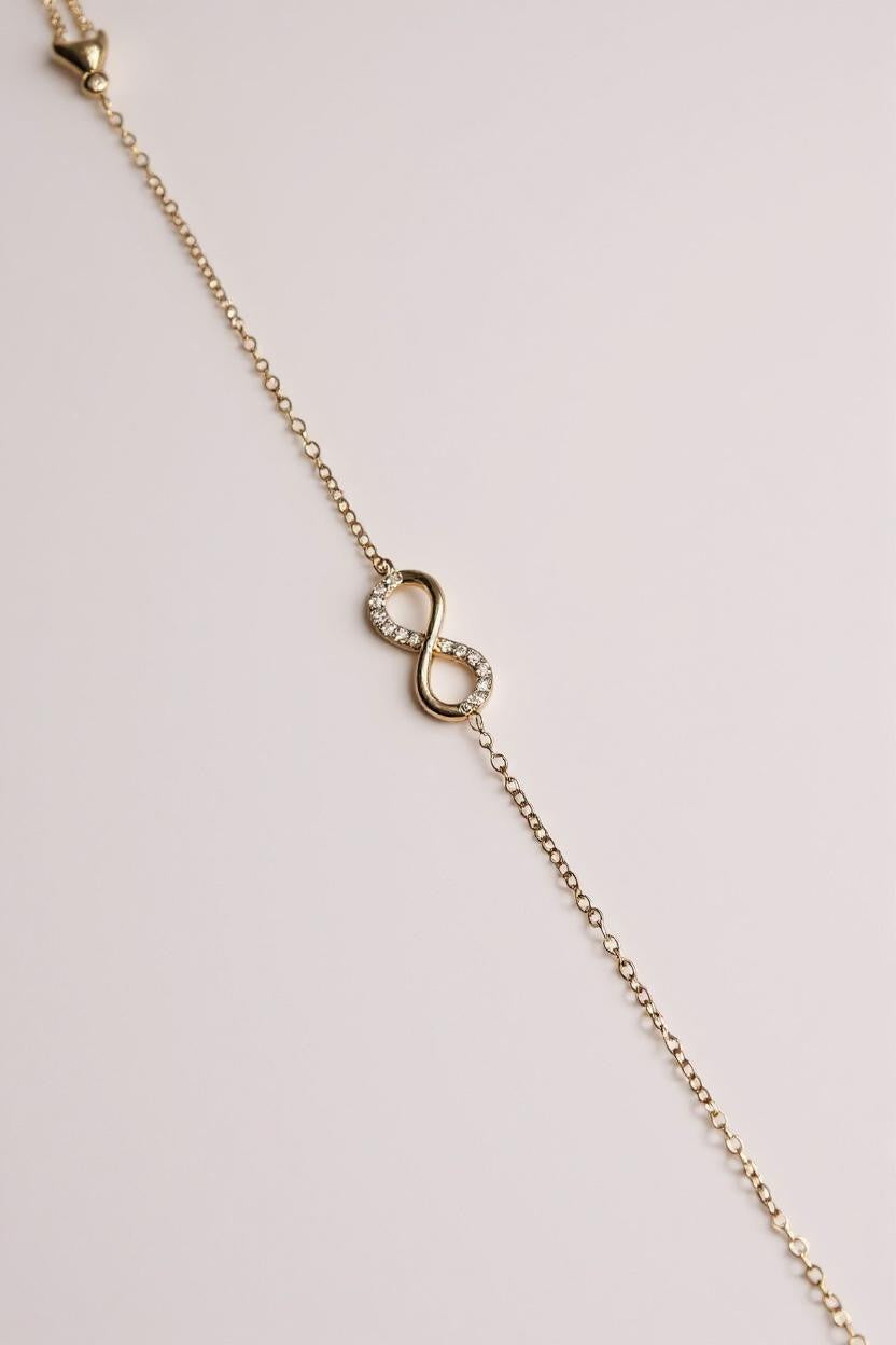 Bracciale regolebili acciaio infinito strass