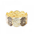 Bracciale elastico metallo ovale smaltato