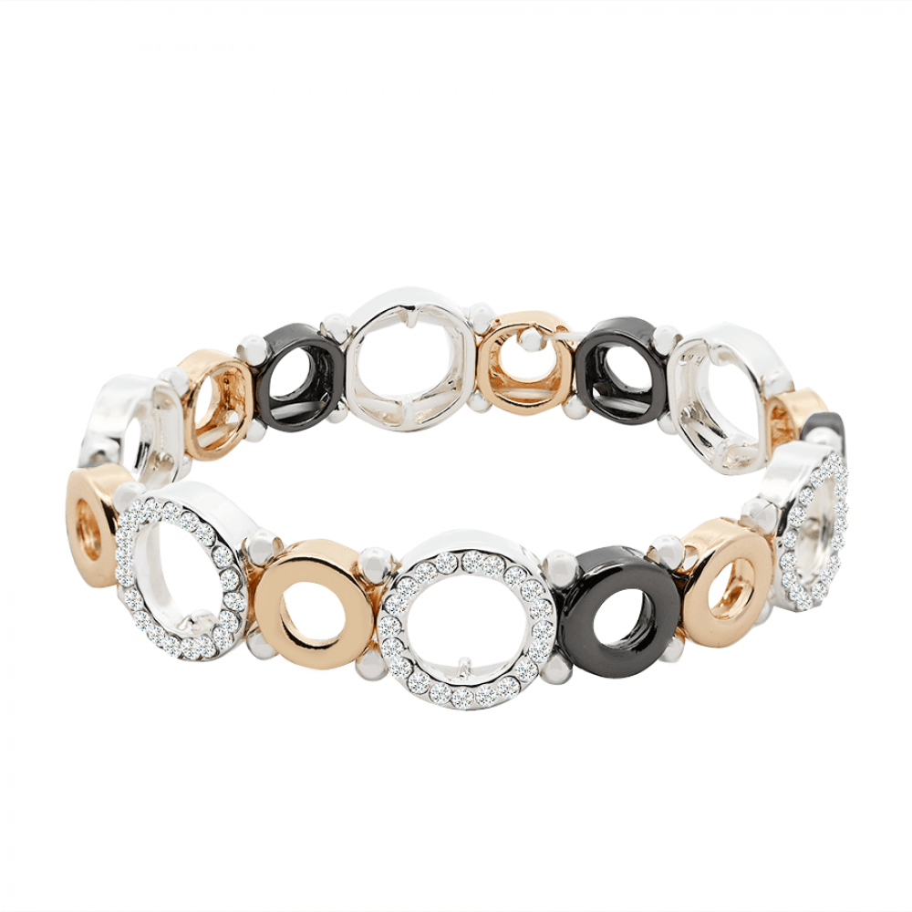 Bracciale elastico metallo