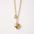 Collana perle cuore