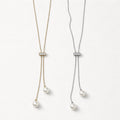 Collana perle cravattino