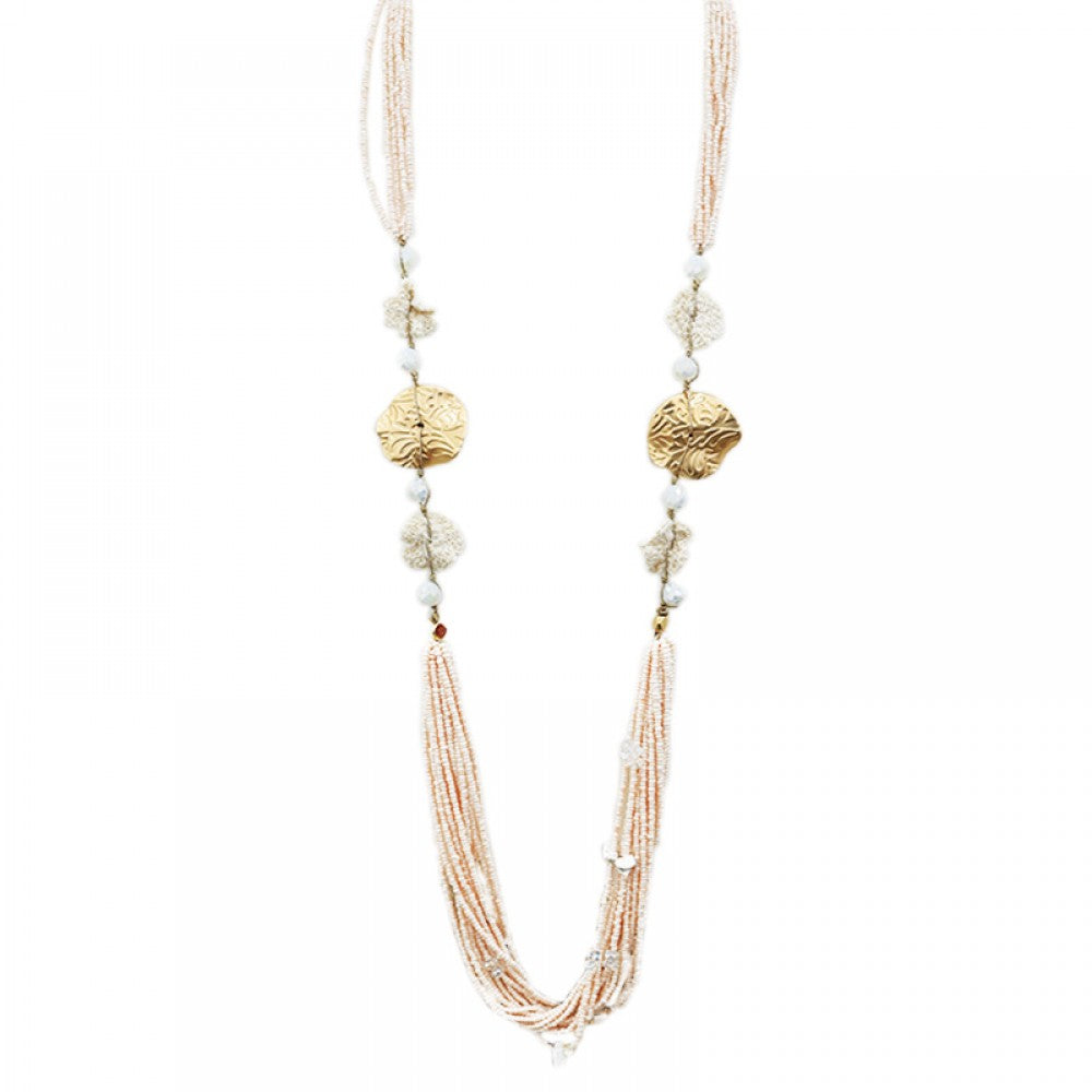 Collana lunga perline