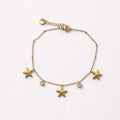 Cavigliera stelle marine acciaio