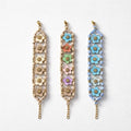 Bracciale regolabile fiori