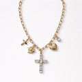 Collana regolabile croce