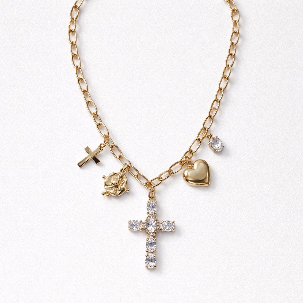 Collana regolabile croce