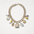Collana regolabile charms acciaio