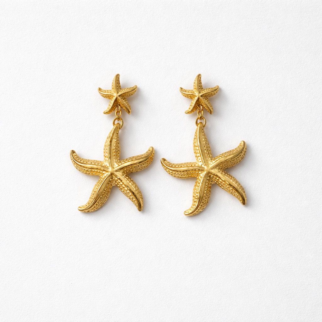 Orecchini pendenti stelle marine