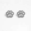 Orecchini lobo zampette strass