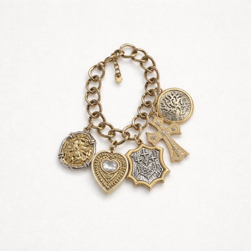 Bracciale regolabile acciaio pendenti