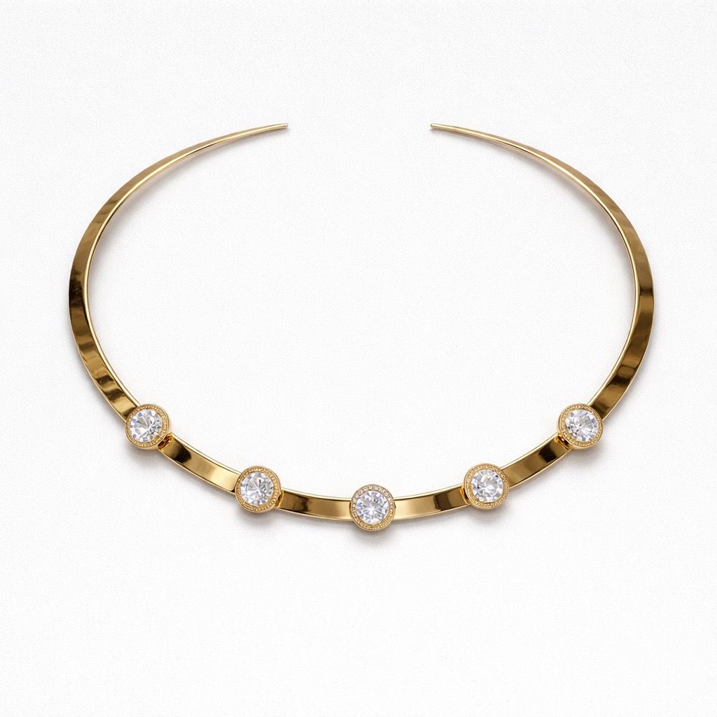 Collana choker rigida