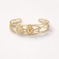 Bracciale rigido croce