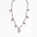 Collana regolabile acciaio gattino