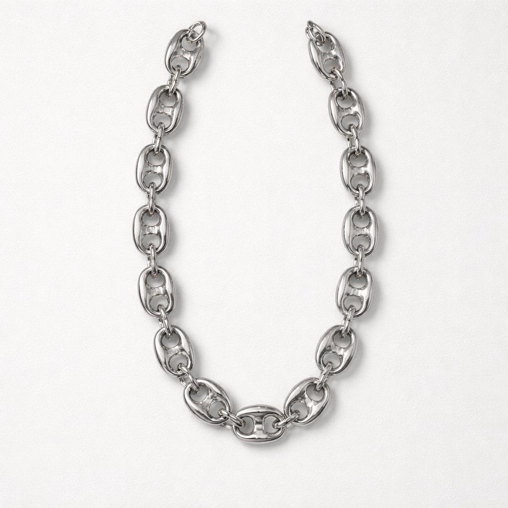Collana regolabile chicci bold