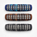 Uomo bracciale nodo doppio filo