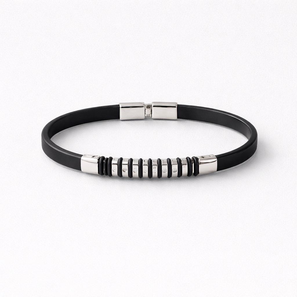 Uomo bracciale acciaio