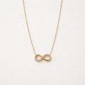 Collana regolabile acciaio infinito