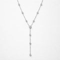 Collana regolabile acciaio goccia