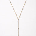 Collana regolabile acciaio mini cerchi