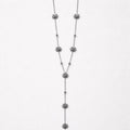Collana regolabile acciaio fiori