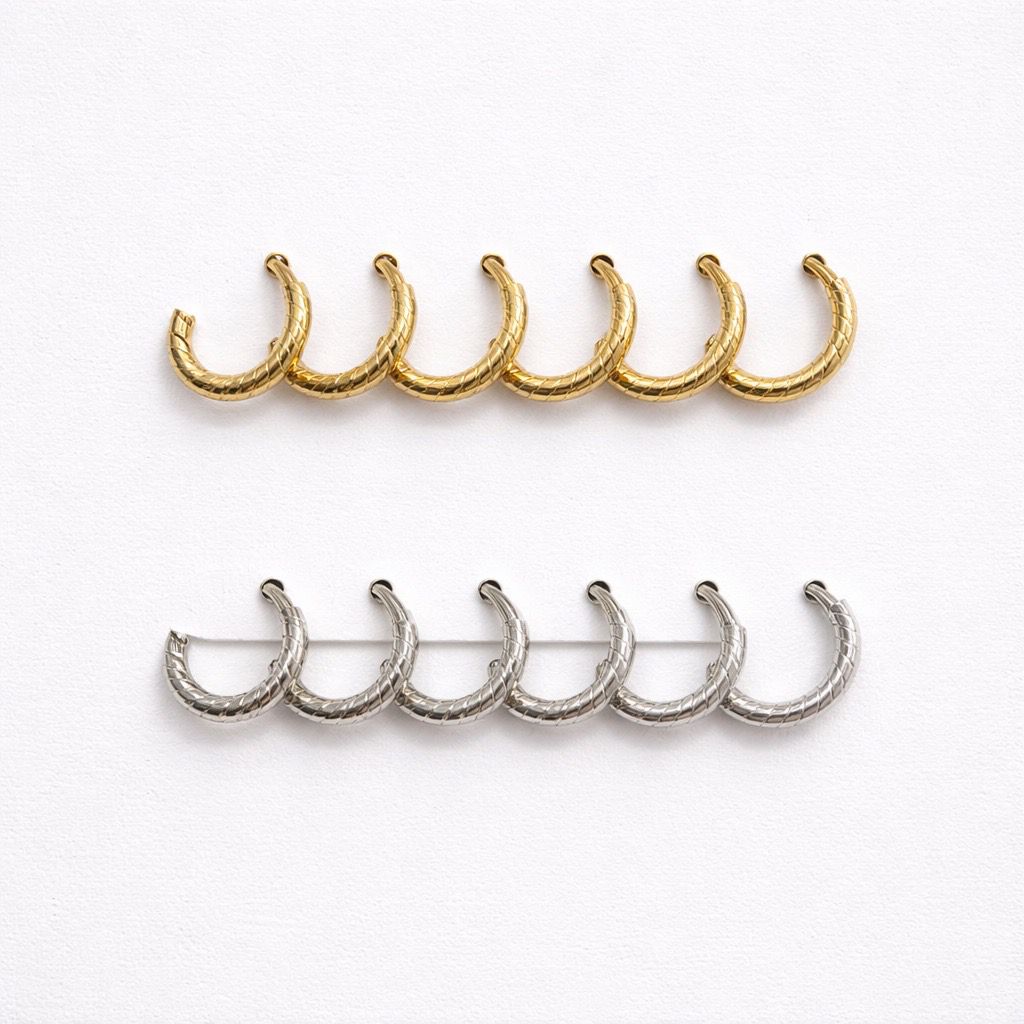 Orecchini Set 3 paia acciaio