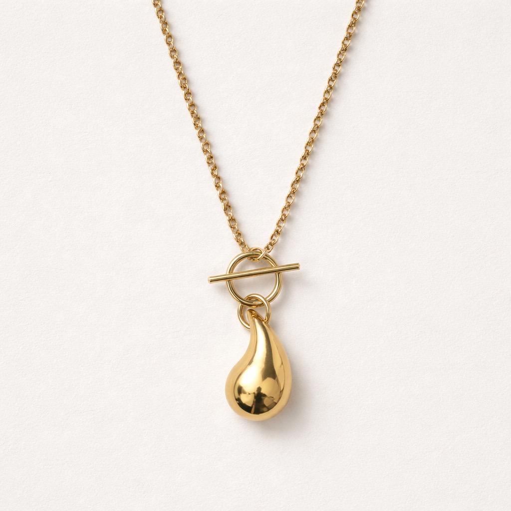 Collana regolabile goccia