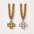 Collana regolabile catena croce