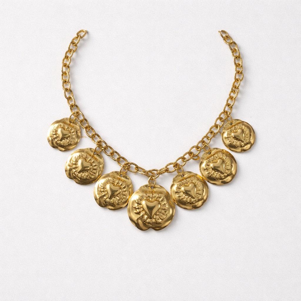 Collana regolabile cuori sacri