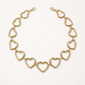 Collana regolabile cuori