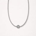 Collana tennis pietra tonda