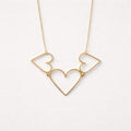 Collana regolabile 3 cuori