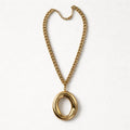 Collana regolabile catena ovale