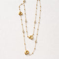 Collana lunga cuoricini
